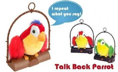 Electric Drive Plush Parrot Toy for Boys & Girls - 1 Pc Multicolor Fun!