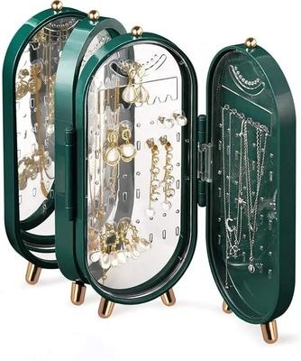 Green Aluminium Plated Jewellery Box - 1 Pc Storage Solution