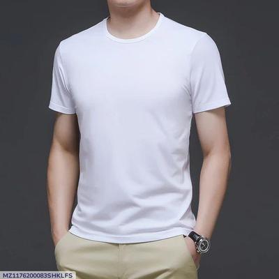 Men's Cotton Jersey Plain Shirt