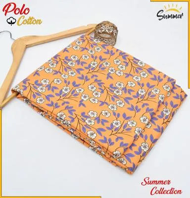 2 Pcs Women's Unstitched Printed Suit