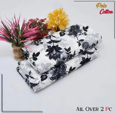 2 Pcs Women's Unstitched Printed Suit 33 style