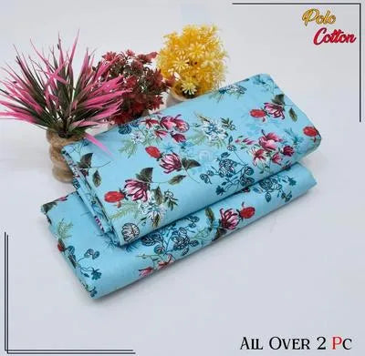 2 Pcs Women's Unstitched Printed Suit 33 style