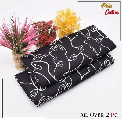 2 Pcs Women's Unstitched Printed Suit 33 style