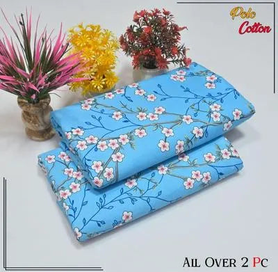 2 Pcs Women's Unstitched Printed Suit 33 style