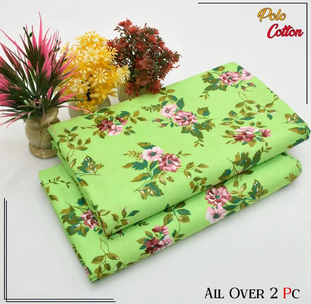 2 Pcs Women's Unstitched Printed Suit 33 style