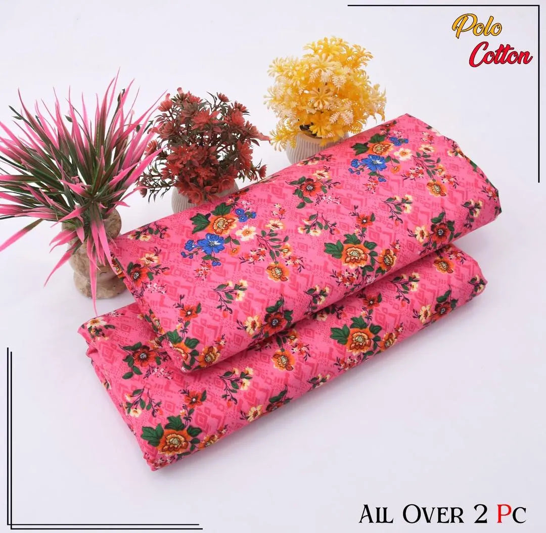 2 Pcs Women's Unstitched Printed Suit 33 style