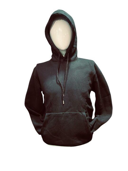 Men's Cotton Fleece Hoodie - 1 Pc Plain Hooded Sweatshirt for Comfort