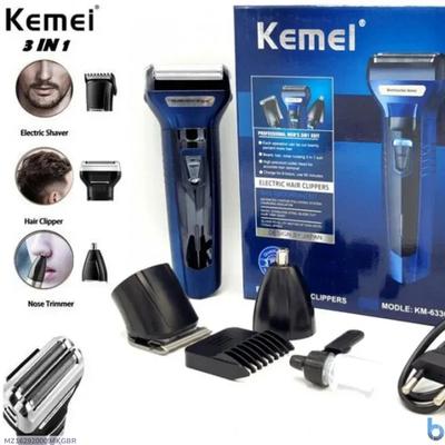 Kemei KM-6330 3-in-1 Super Grooming Kit – Complete Grooming Solution for Men
