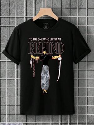 1 Pc Men's Cotton Printed T-Shirt