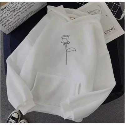 1 Pc Women's Stitched Fleece Printed Sweat Shirt