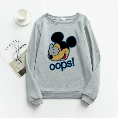 1 Pc Women's Stitched Fleece Printed Sweat Shirt