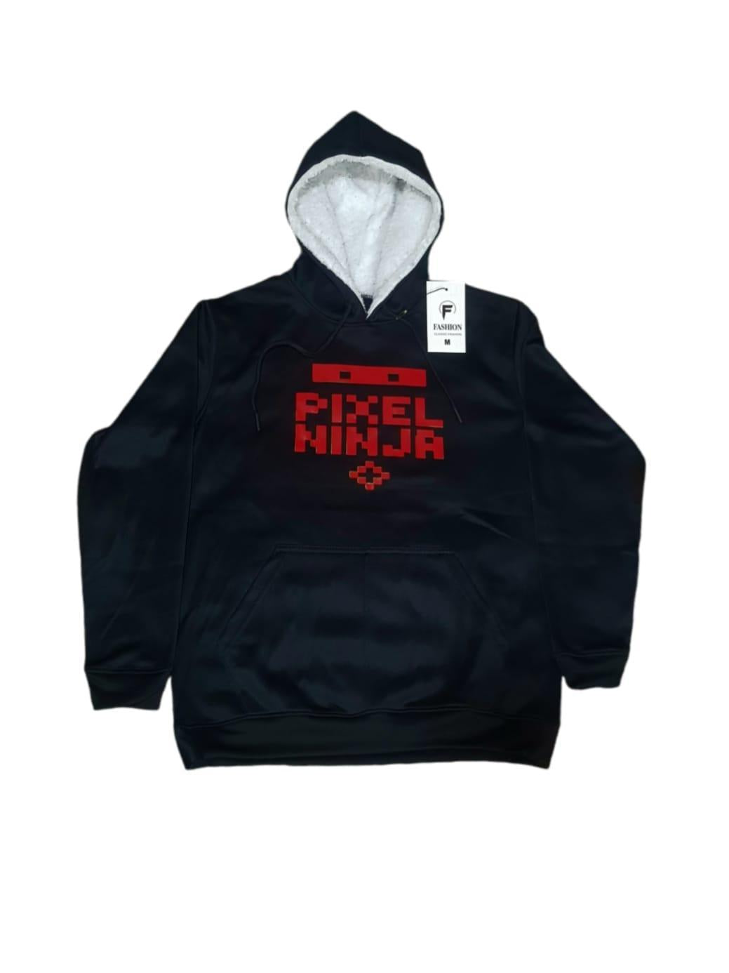 Men's Black Graphic Sublimation Hoodie - 1 Pc Premium Polyester Fleece