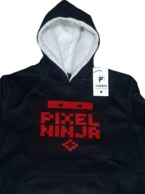 Men's Black Graphic Sublimation Hoodie - 1 Pc Premium Polyester Fleece