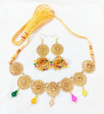 Artificial Stones Fancy Choker Set