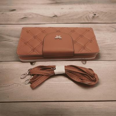Women's PU Leather Embroidered Clutch