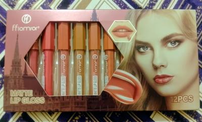 Flormar Nude Shades ,High Pigmented Lip Gloss, 6 Pcs