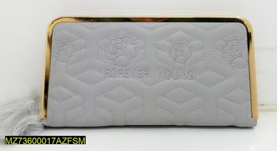 Women's Leather Textured Casual Clutch