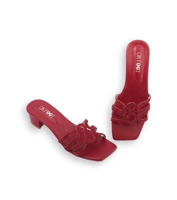 Women's Rexine Fancy Block Heels