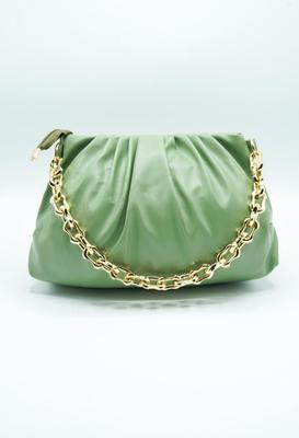 Women's PU Leather Plain Clutch Bag