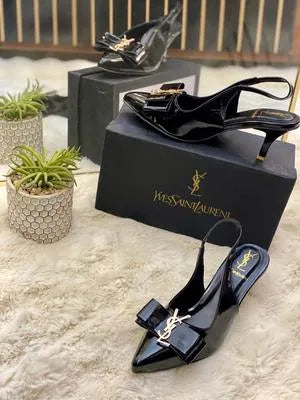 Chic Women's Fancy Formal Heels - Elegant Rexine Design