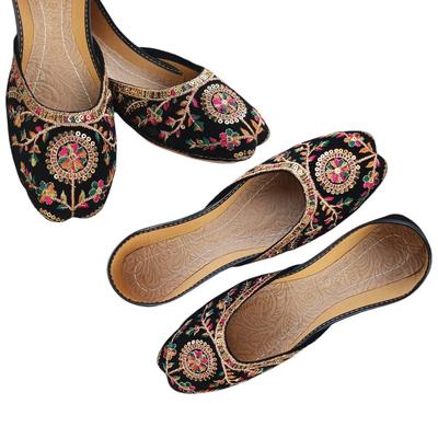 Women's PVC Embroidered Casual Khussa