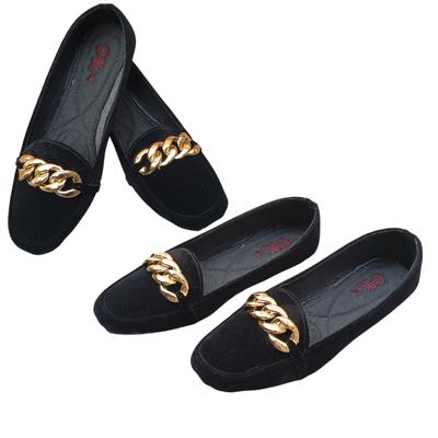 Women's Velvet Semi-Formal Pumps