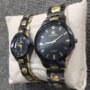 Elegant Couple Watch Set – Luxury Quartz Wristwatches For Him & Her With Dual-tone Metal Strap