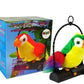 Electric Drive Plush Parrot Toy for Boys & Girls - 1 Pc Multicolor Fun!