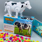 Electric Drive Milch Cow Toy for Kids - 1 Pc, Black & White, Fun for Boys & Girls Ages 1-10