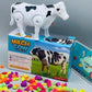 Electric Drive Milch Cow Toy for Kids - 1 Pc, Black & White, Fun for Boys & Girls Ages 1-10