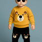 2 Pcs Boy's Polyester  Sweatshirt PrintedTracksuit