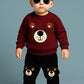 2 Pcs Boy's Polyester Printed Tracksuit
