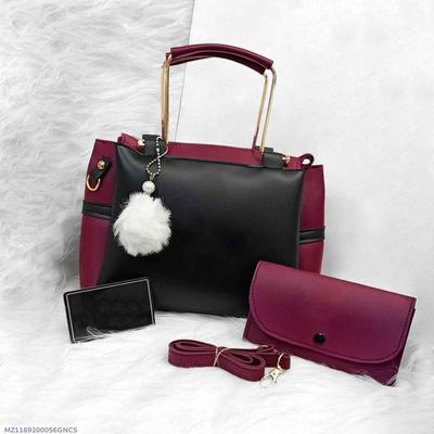 Girl's Rexine Plain Shoulder Bag