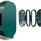 Green Aluminium Plated Jewellery Box - 1 Pc Storage Solution