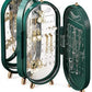 Green Aluminium Plated Jewellery Box - 1 Pc Storage Solution