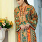 1 Pc Women's Unstitched Swiss Lawn Printed Shirt