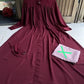 Georgette Plain Classic Abaya