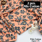 2 Pcs Women's Unstitched Printed Suit