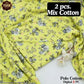 2 Pcs Women's Unstitched Printed Suit