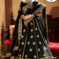 Beautiful Maroon Katan Silk Lehenga Choli Set - 4 Pcs with Embroidered Pattern