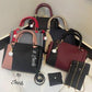 Chic Girl's 3 Pcs Rexine Hand Bag Set - Trendy Plain Design