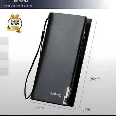 Stylish Brown & Black Leather Wallet for Boys and Girls - 1 Pc