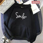 1 Pc Women's Stitched Fleece Printed Sweat Shirt
