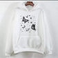 1 Pc Women's Stitched Fleece Printed Sweat Shirt