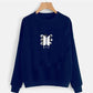 1 Pc Women's Stitched Fleece Printed Sweat Shirt