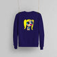 1 Pc Women's Stitched Fleece Printed Sweat Shirt
