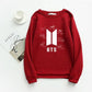 1 Pc Women's Stitched Fleece Printed Sweat Shirt