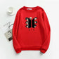 1 Pc Women's Stitched Fleece Printed Sweat Shirt