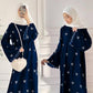 Georgette Embroidered Full Abaya