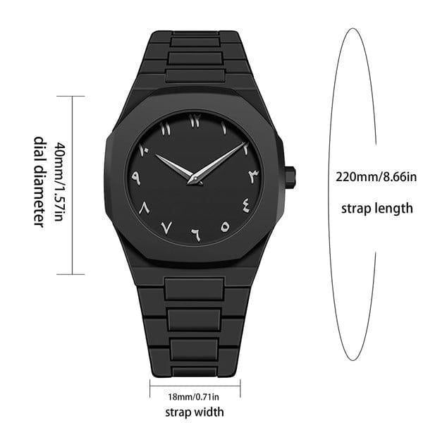 Men's Quartz Analogue Watch - 1 Pc, Stylish Timepiece